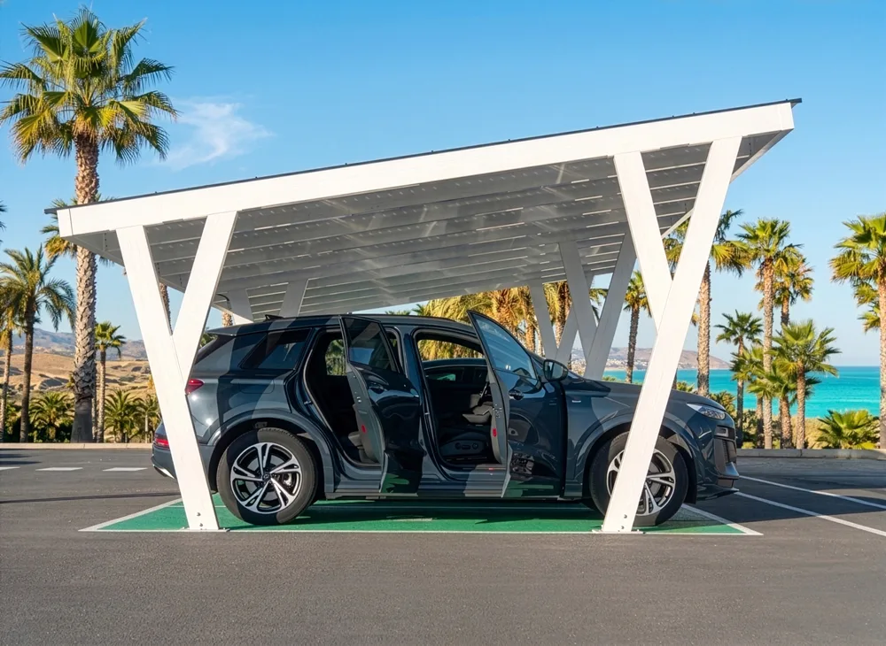Solución de carports solares del catálogo de Arkia